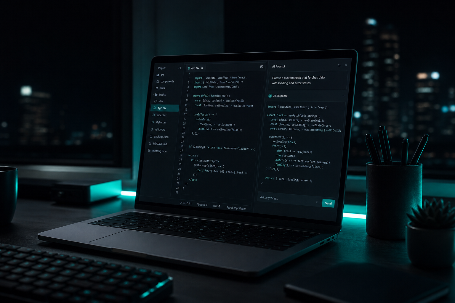 VIBIX store — рабочее пространство и Master Prompt